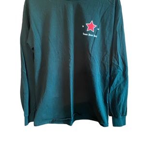 Men’s‎ Green Beer Day Long Sleeve T-Shirt-Size Medium